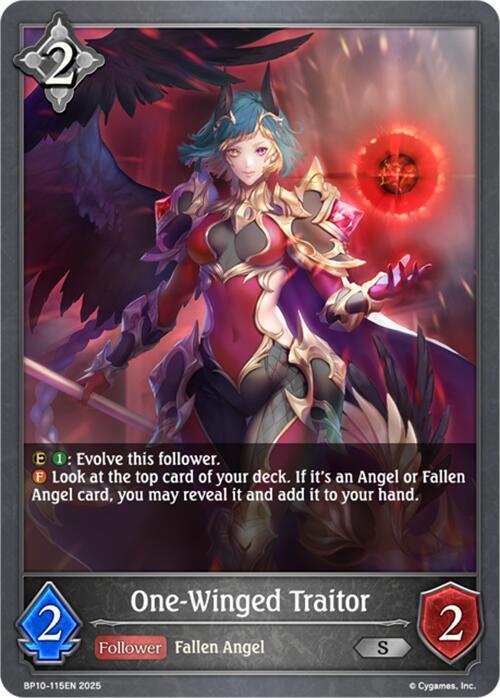 One-Winged Traitor, BP10: Gods of the Arcana BP10-115EN