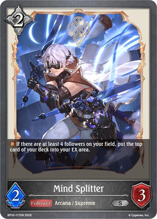 Mind Splitter, BP10: Gods of the Arcana BP10-117EN