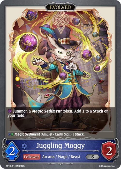 Juggling Moggy (Evolved) - P11 (Foil), BP10: Gods of the Arcana BP10-P11EN