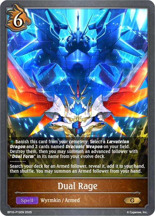 Dual Rage - P13 (Foil), BP10: Gods of the Arcana BP10-P13EN