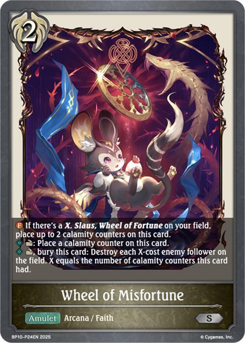 Wheel of Misfortune - P24 (Foil), BP10: Gods of the Arcana BP10-P24EN
