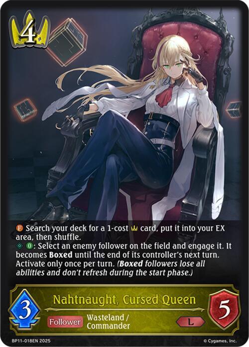Nahtnaught, Cursed Queen, BP11: Bullet of Fate BP11-018EN