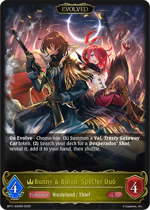 Bunny & Baron, Specter Duo (Evolved), BP11: Bullet of Fate BP11-020EN