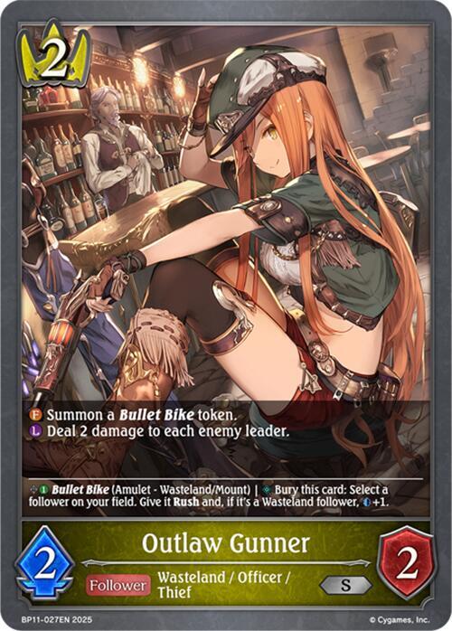 Outlaw Gunner, BP11: Bullet of Fate BP11-027EN