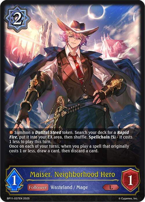 Maiser, Neighborhood Hero, BP11: Bullet of Fate BP11-037EN
