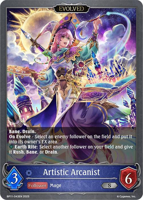 Artistic Arcanist (Evolved), BP11: Bullet of Fate BP11-043EN