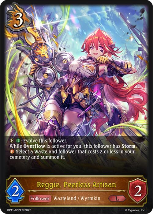 Reggie, Peerless Artisan, BP11: Bullet of Fate BP11-052EN