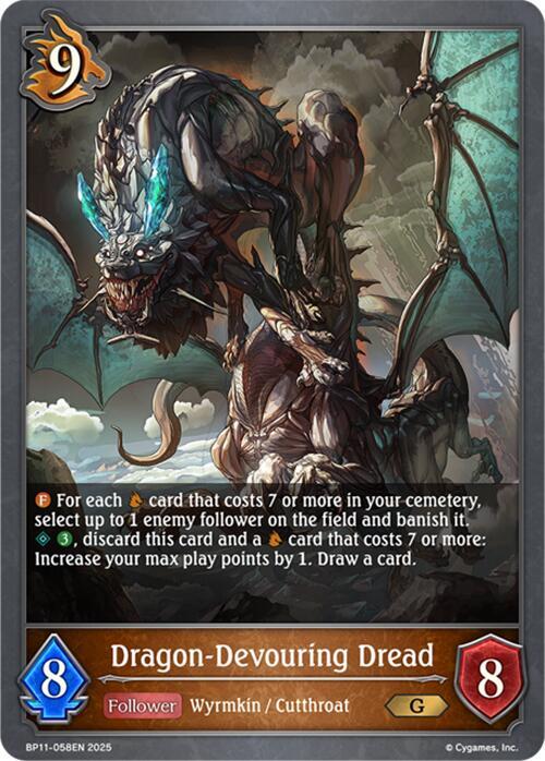 Dragon-Devouring Dread, BP11: Bullet of Fate BP11-058EN