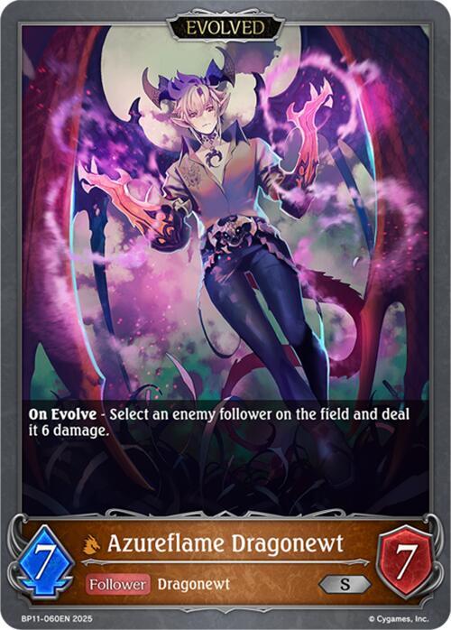 Azureflame Dragonewt (Evolved), BP11: Bullet of Fate BP11-060EN