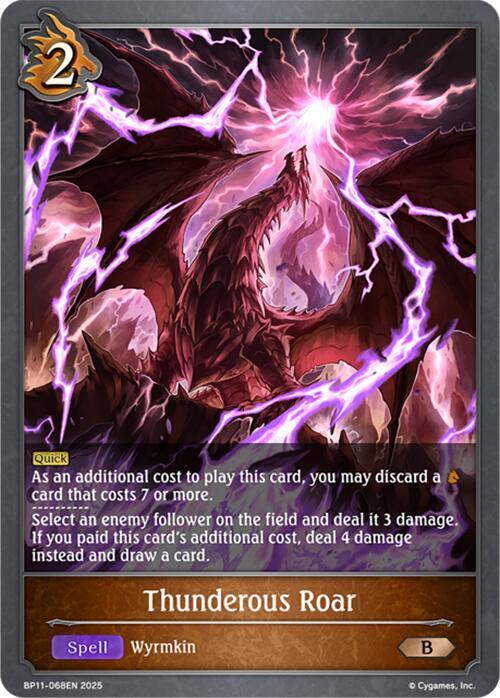 Thunderous Roar, BP11: Bullet of Fate BP11-068EN