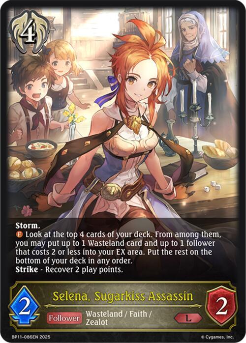 Selena, Sugarkiss Assassin, BP11: Bullet of Fate BP11-086EN