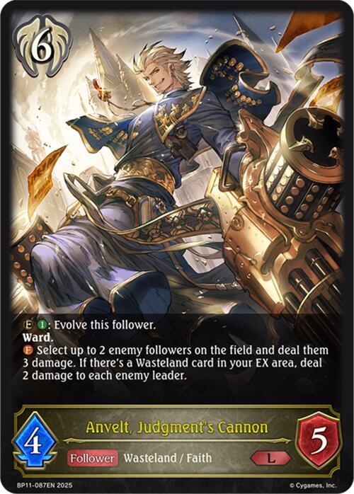 Anvelt, Judgment's Cannon, BP11: Bullet of Fate BP11-087EN