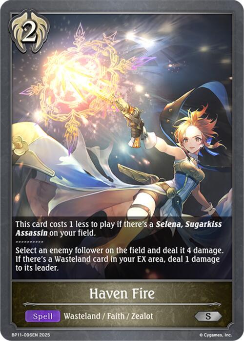 Haven Fire, BP11: Bullet of Fate BP11-096EN
