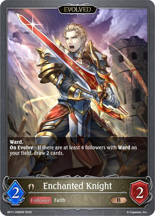 Enchanted Knight (Evolved), BP11: Bullet of Fate BP11-098EN
