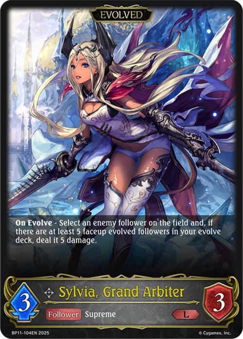 Sylvia, Grand Arbiter (Evolved), BP11: Bullet of Fate BP11-104EN