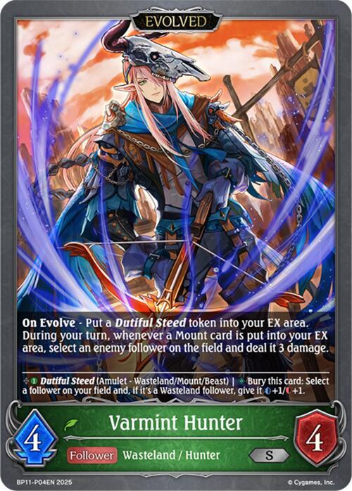 Varmint Hunter (Evolved) - P04 (Foil), BP11: Bullet of Fate BP11-P04EN
