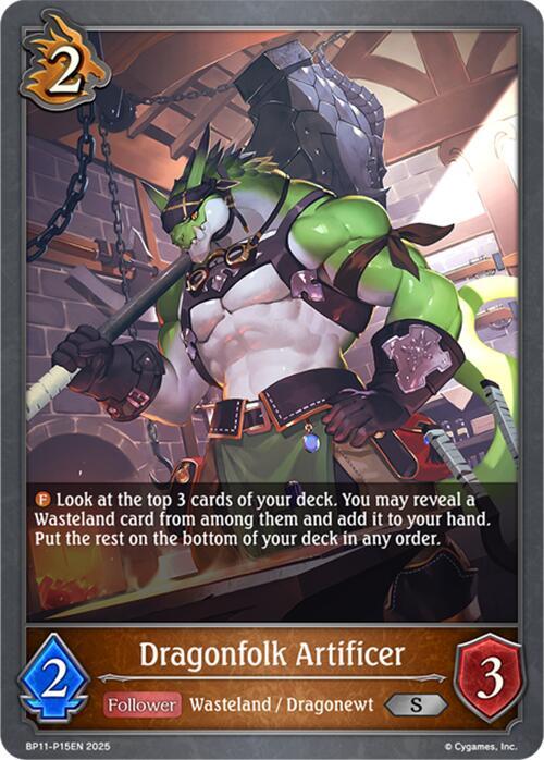 Dragonfolk Artificer - P15 (Foil), BP11: Bullet of Fate BP11-P15EN