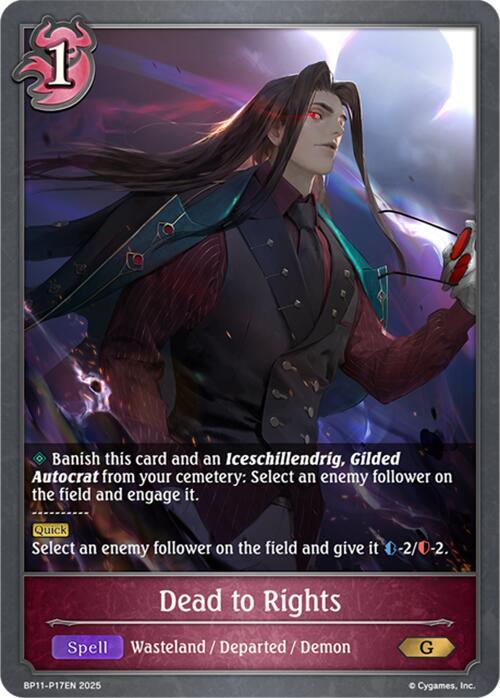 Dead to Rights - P17 (Foil), BP11: Bullet of Fate BP11-P17EN