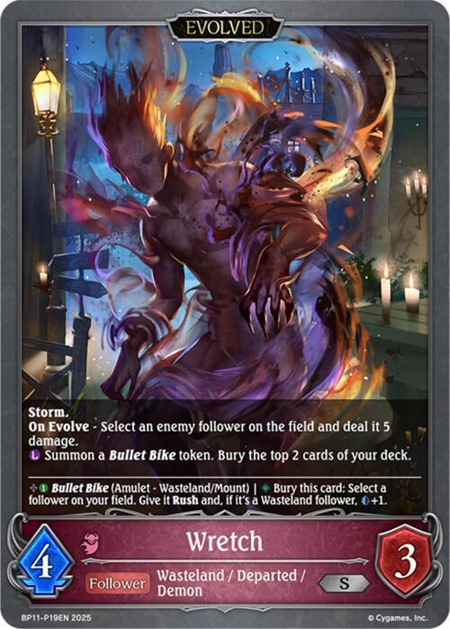 Wretch (Evolved) - P19 (Foil), BP11: Bullet of Fate BP11-P19EN