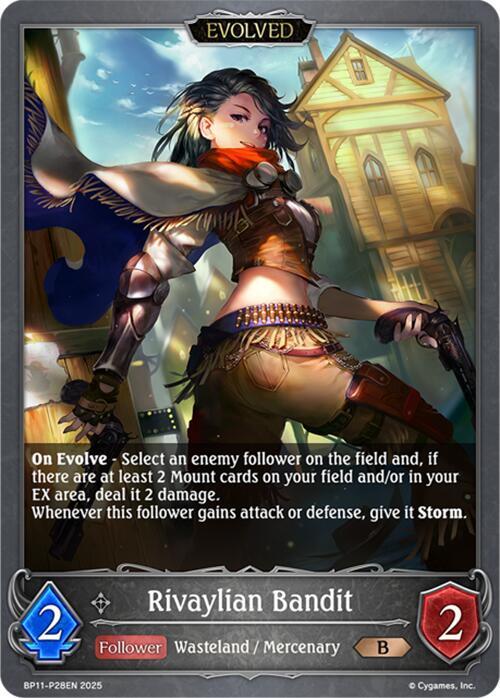 Rivaylian Bandit (Evolved) - P28 (Foil), BP11: Bullet of Fate BP11-P28EN