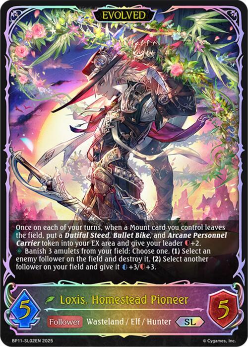 Loxis, Homestead Pioneer (Evolved) (SL), BP11: Bullet of Fate BP11-SL02EN