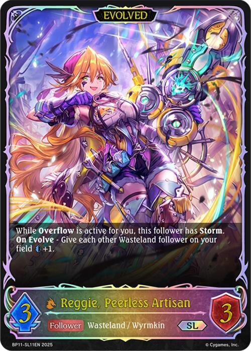 Reggie, Peerless Artisan (Evolved) (SL), BP11: Bullet of Fate BP11-SL11EN
