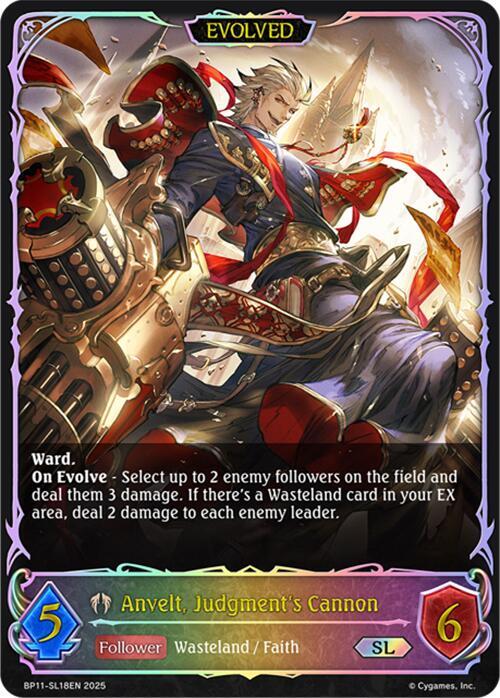 Anvelt, Judgment's Cannon (Evolved) (SL), BP11: Bullet of Fate BP11-SL18EN