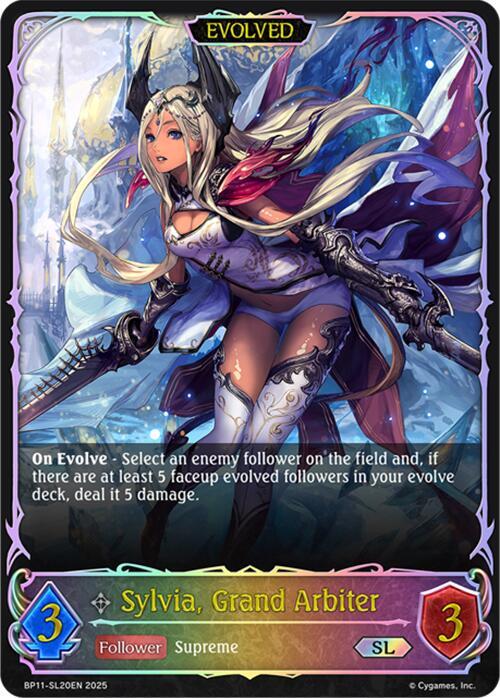 Sylvia, Grand Arbiter (Evolved) (SL), BP11: Bullet of Fate BP11-SL20EN