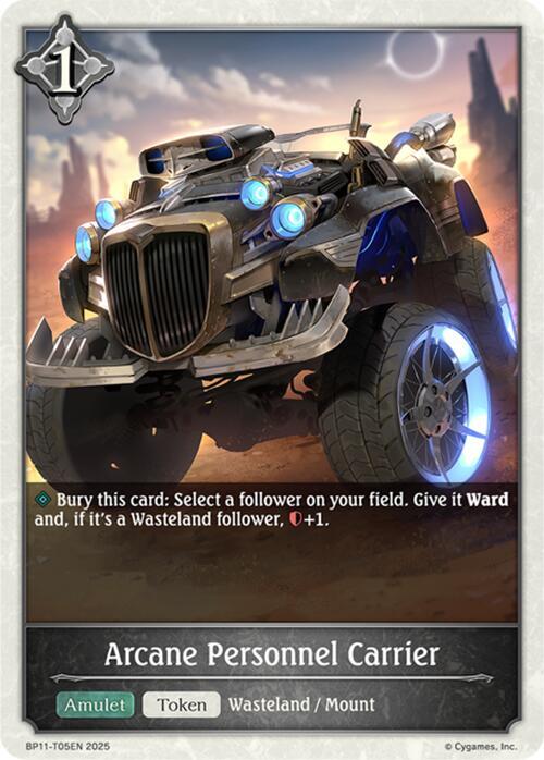 Arcane Personnel Carrier, BP11: Bullet of Fate BP11-T05EN
