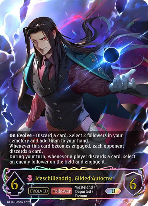Iceschillendrig, Gilded Autocrat (Evolved) (U), BP11: Bullet of Fate BP11-U05EN