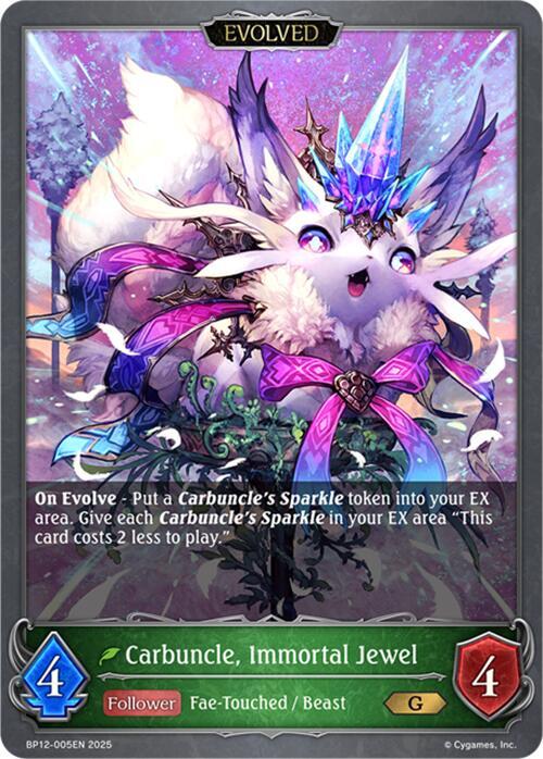 Carbuncle, Immortal Jewel (Evolved), BP12: Worldreaver’s Descent BP12-005EN