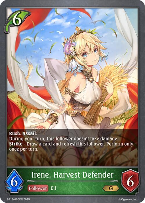 Irene, Harvest Defender, BP12: Worldreaver’s Descent BP12-006EN