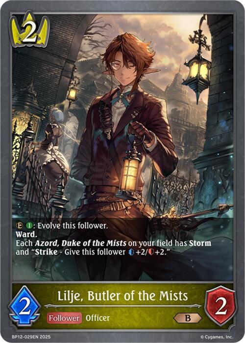 Lilje, Butler of the Mists, BP12: Worldreaver’s Descent BP12-029EN