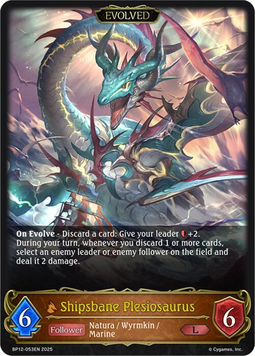 Shipsbane Plesiosaurus (Evolved), BP12: Worldreaver’s Descent BP12-053EN