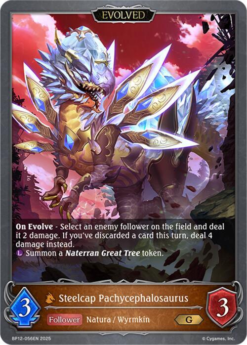 Steelcap Pachycephalosaurus (Evolved), BP12: Worldreaver’s Descent BP12-056EN