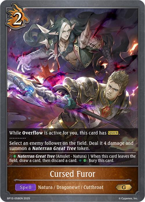 Cursed Furor, BP12: Worldreaver’s Descent BP12-058EN
