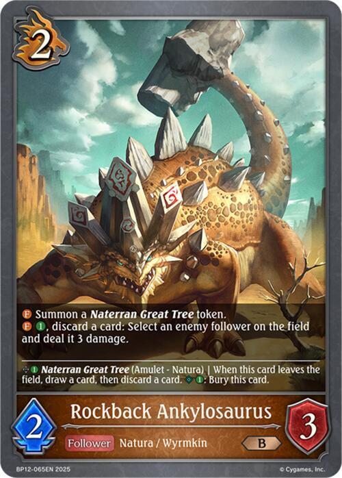 Rockback Ankylosaurus, BP12: Worldreaver’s Descent BP12-065EN