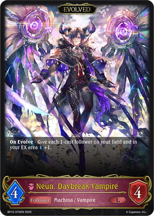 Neun, Daybreak Vampire (Evolved), BP12: Worldreaver’s Descent BP12-070EN