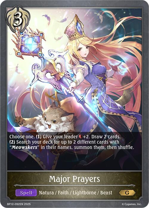 Major Prayers, BP12: Worldreaver’s Descent BP12-092EN