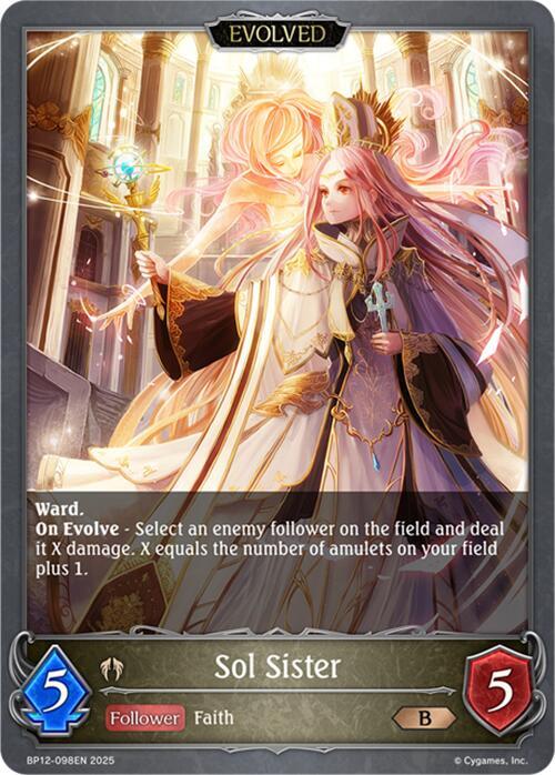 Sol Sister (Evolved), BP12: Worldreaver’s Descent BP12-098EN