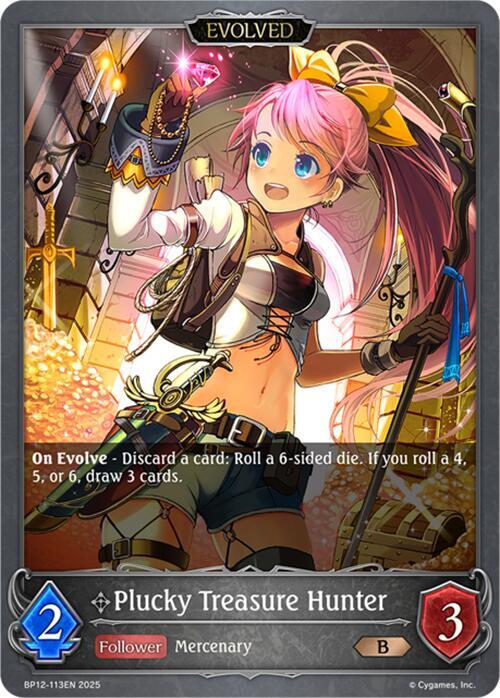 Plucky Treasure Hunter (Evolved), BP12: Worldreaver’s Descent BP12-113EN
