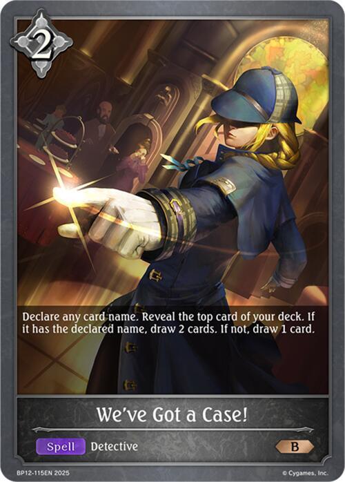 We've Got a Case!, BP12: Worldreaver’s Descent BP12-115EN