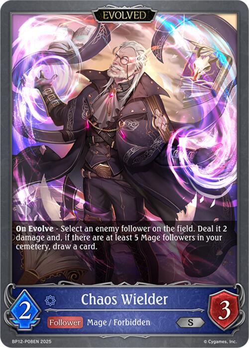 Chaos Wielder (Evolved) - P08 (Foil), BP12: Worldreaver’s Descent BP12-P08EN