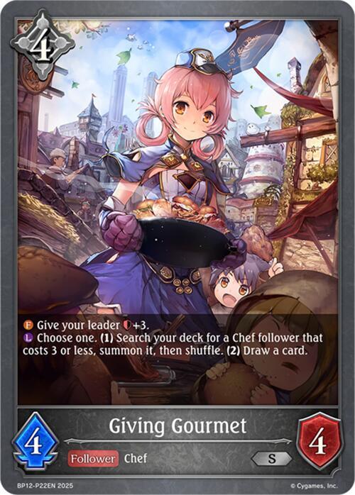 Giving Gourmet - P22 (Foil), BP12: Worldreaver’s Descent BP12-P22EN
