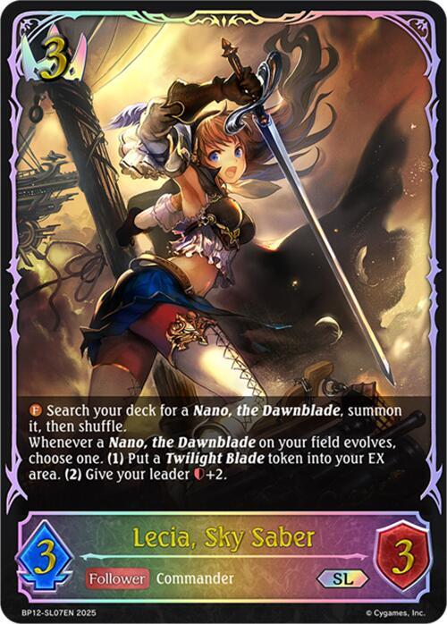 Lecia, Sky Saber (SL), BP12: Worldreaver’s Descent BP12-SL07EN