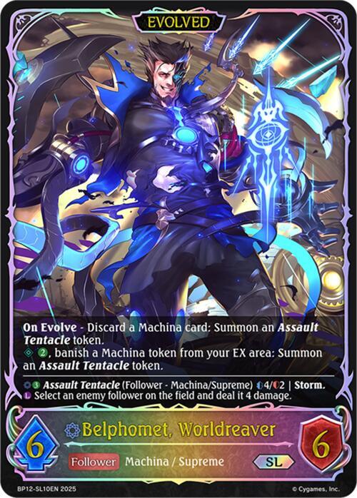 Belphomet, Worldreaver (Evolved) (SL), BP12: Worldreaver’s Descent BP12-SL10EN