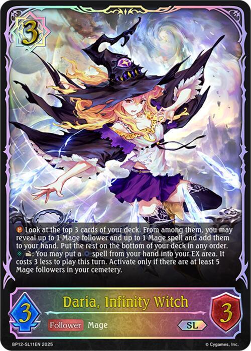 Daria, Infinity Witch (SL), BP12: Worldreaver’s Descent BP12-SL11EN