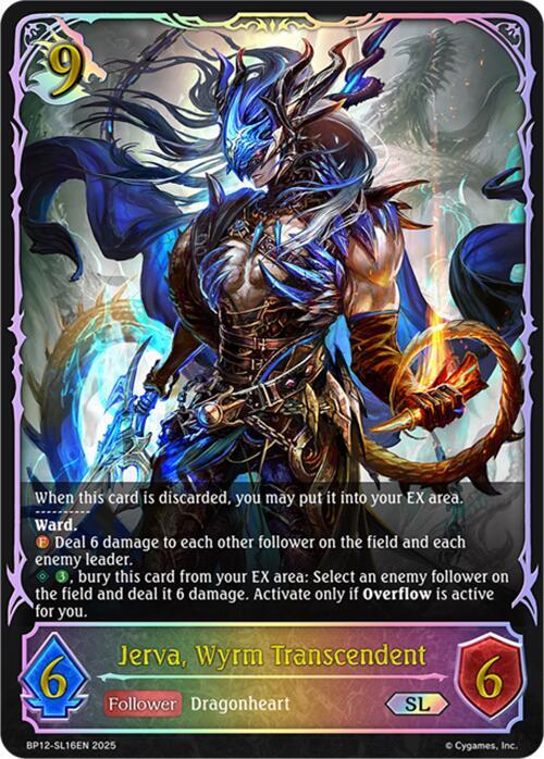 Jerva, Wyrm Transcendent (SL), BP12: Worldreaver’s Descent BP12-SL16EN