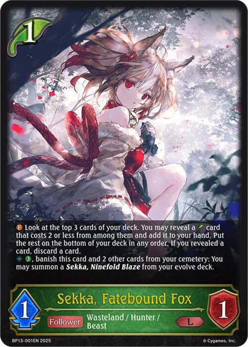 Sekka, Fatebound Fox, BP13: Dominion of Darkness BP13-001EN