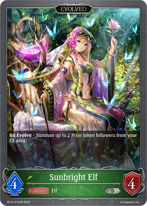 Sunbright Elf (Evolved), BP13: Dominion of Darkness BP13-010EN